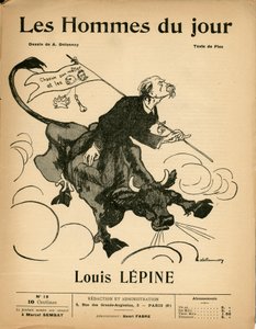 Couverture de "Les Hommes du jour", numéro 15 - Aristide Delannoy