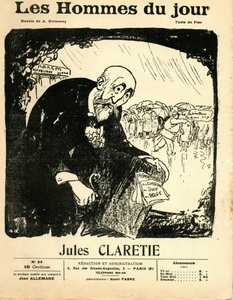 Couverture de "The Men of the Day", vers 1906 - Illustration de Aristide Delannoy : Claretie Jules - Aristide Delannoy