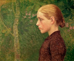 Buste de jeune paysan peint par Aristide Maillol (1861-1944) 1891 - Aristide Maillol