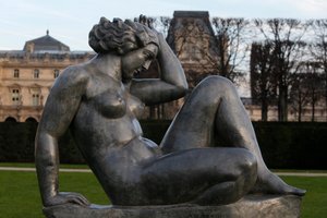 Jardin des Tuileries, Aristide Maillol, Montagne 1937, Paris, France - Aristide Maillol