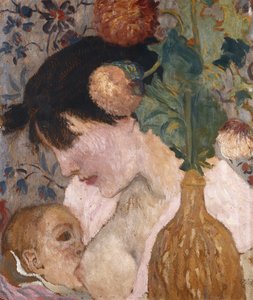 Mère et enfant, vers 1895