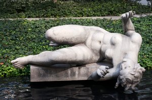 La rivière, par Aristide Maillol, dans le jardin de sculptures, Musée d