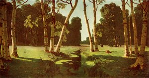 Un bois de bouleaux, 1879 - Arkhip Ivanovich Kuindzhi