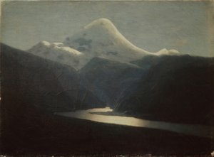 Au mont Elbrouz, 1870s - Arkhip Ivanovich Kuindzhi