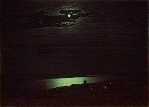 Nuit au clair de lune sur le Dniepr, 1880 - Arkhip Ivanovich Kuindzhi