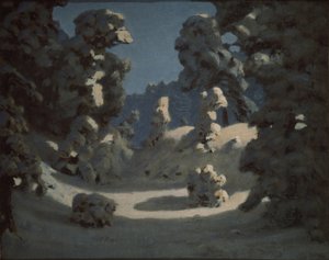 Taches solaires sur le givre, 1876-1890 - Arkhip Ivanovich Kuindzhi