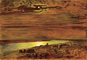 Nuit au clair de lune sur le Dnepr