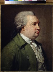 Portrait du dramaturge russe Denis Ivanovich Fonvizine