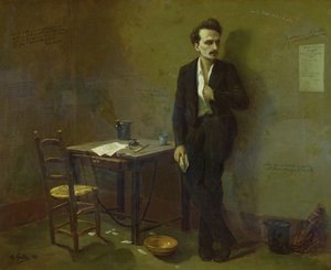 Henri Rochefort (1831-1913) à la prison de Mazas, 1871 - Armand Desire Gautier