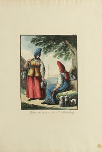 Laitières de Pétersbourg, 1817 - Armand Gustave Haubigant