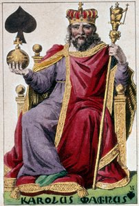 Représentation de Charlemagne (Charles Ier dit Charles le Grand 742-814) (détail) - Armand Gustave Houbigant