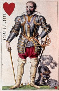 Représentation de Louis de Balbes de Berton, chevalier surnommé le Brave Crillon (détail) - Armand Gustave Houbigant