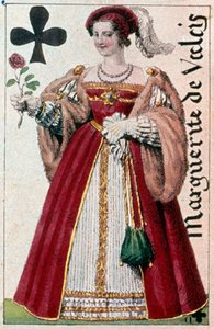 Représentation de Marguerite de Valois (1553-1615) dite Reine Margot (détail) - Armand Gustave Houbigant