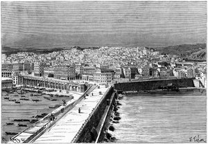 Alger, Algérie, vers 1890 - Armand Kohl