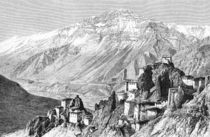 Dankar, Lahul et Spiti, Inde, 1895