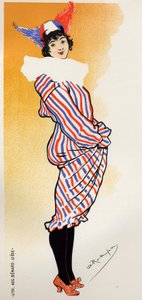 Géographie. Costume pour le Carnaval de Liège. Affiche par Armand Rassenfosse, Belgique - Armand Rassenfosse