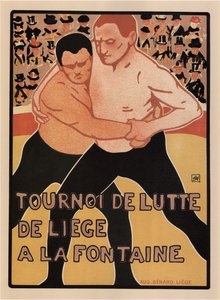 Tournoi de Lutte, Liège, 1899 - Armand Rassenfosse