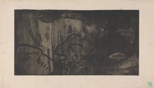 Décoration de Bretagne - Bretonnes au bord de la mer vers 1894 - Armand Séguin