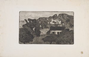 Ferme entourée d