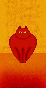 Chat rouge