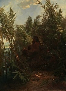 Pan dans le roseau, 1856-1857 - Arnold Böcklin
