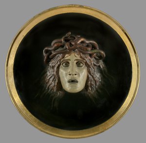 Bouclier avec le visage de Méduse - Arnold Böcklin