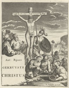 Christ en croix - Arnold Houbraken