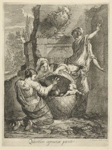 Érichthonios trouvé par les trois filles de Cécrops - Arnold Houbraken