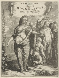 Amour personnifié et Christ couronné (Page de titre pour : J. Oldenborgh, Verklaringe over