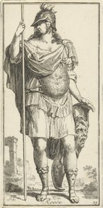 Minerve comme personnification de la raison - Arnold Houbraken