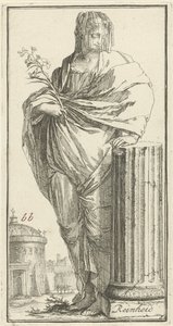 Personnification de la pureté (Reinheid) (Een-en-veertigh stuks, verscheydene Sinnebeelden) - Arnold Houbraken
