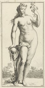 Personification de la beauté (Schoonheid) (Een-en-veertigh stuks, verscheydene Sinnebeelden)