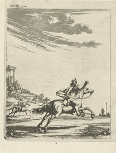 Cavaliers dans un paysage - Arnold Houbraken