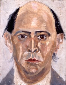 Arnold Schoenberg - autoportrait du compositeur autrichien (1874 - 1951) - Arnold Schoenberg