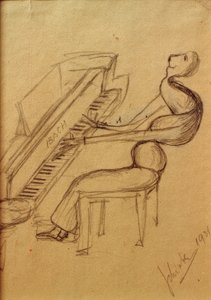 Caricature (Pianiste)