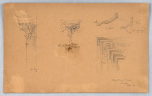 Détails Architecturaux à Venise - Arnold William Brunner