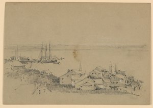 Village de pêcheurs - Arnold William Brunner