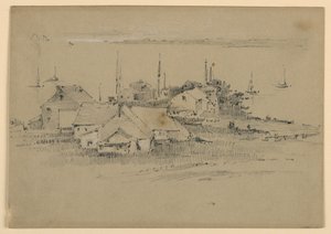 Village de pêcheurs - Arnold William Brunner