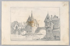 Dans une ville allemande - Arnold William Brunner