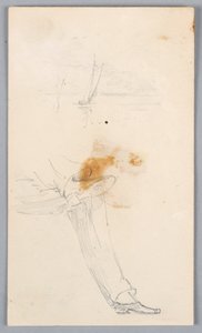 Croquis de jambes croisées