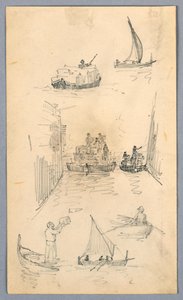Esquisses de bateaux - Arnold William Brunner