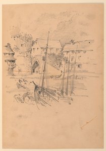 Petit port de pêche - Arnold William Brunner