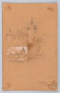 Deux Esquisses de Morges, Lac Léman - Arnold William Brunner