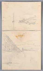 Deux esquisses de crêtes - Arnold William Brunner