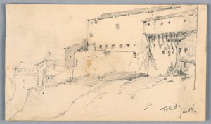 Murs à Tolède - Arnold William Brunner
