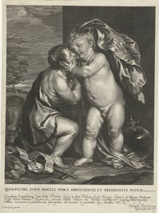 Enfant Jésus et Jean-Baptiste - Arnold de Jode