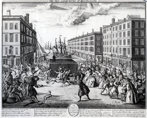 La Vue et les Humeurs de Billingsgate, 1736 - Arnold van Haecken