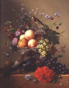 Nature morte avec fruits et fleurs - Arnoldus Bloemers