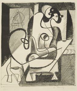 Peintre et modèle - Arshile Gorky