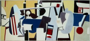 Étude pour une fresque pour le bâtiment administratif, aéroport de Newark, New Jersey - Arshile Gorky